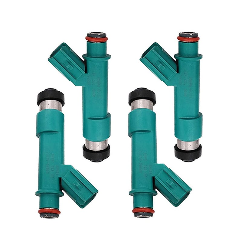 Germban 23250-28080 4pcs Set Fuel Injectors Replacement for Toyota Camry 04-09, Corolla Matrix 09-13, Highlander 04-07, RAV4 Solara 04-08, for Scion tC 05-10, xB 08-15 2.4L L4 23250-0H030 23250-0H060 - Image 1